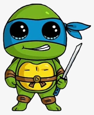 Cute Sticker - Cartoon Cute Kawaii Turtle #8319355