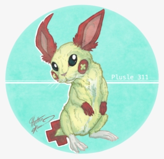 “ Plusle - Cartoon #8319647