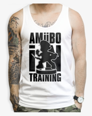 Amiibo In Training On A Unisex Tank Top - Pokemon Workout Shirts #8320870