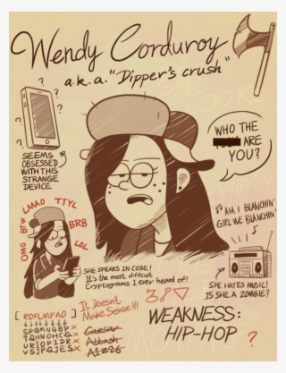 Mostly Harmless - Gravity Falls Journal 3 Wendy #8321535