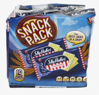 Sky Flakes Crackers - My San Skyflakes Garlic Snack Pack #8322239