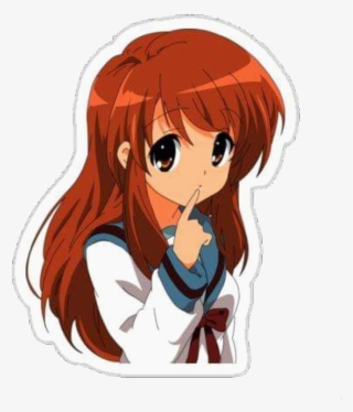 Anime Sticker - Mikuru Asahina Tshirt #8323620