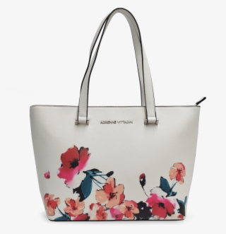 Adriene Vittadini Watercolor Floral Collection Tote - Tote Bag #8324594