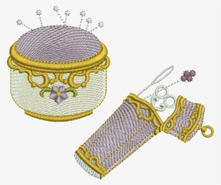 Pin Cushions, Homemaking, Machine Embroidery Designs, - Needlework #8325104