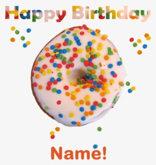 Custom Birthday Donut Doughnut T - Circle #8325786