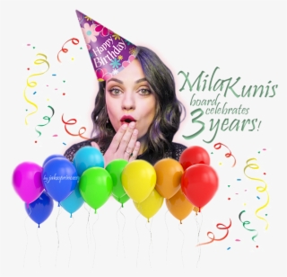 Mila Kunis Board Celebrates 3 Years On Fanforum - Birthday Party #8327837