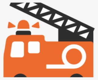 Fire Truck Clipart Emoji Fire - 消防 車 #8328309