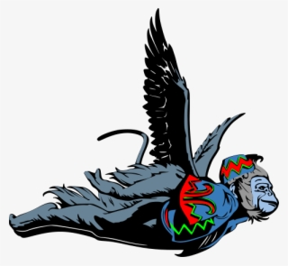 Wizard Of Oz Flying Monkeys Clipart #8328357