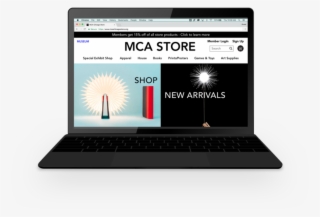 Mca Black Minimal Mockup - Netbook #8328432