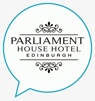 Parliament House Hotel Logo In A Speech Bubble - Circle #8328565