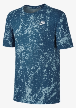 Nike Ultra Splatter Print T-shirt Mica Blue Us Size - Day Dress #8328665