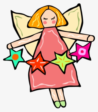 Vector Illustration Of Spiritual Angel With Wings And #8329399