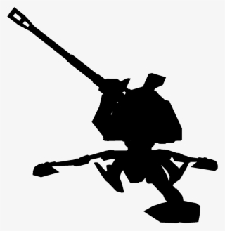 Artillery Silhouette - Longest Range Artillery Guns #8330842