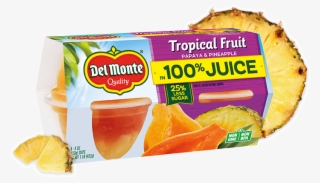 Tropical Fruit In 100% Juice, Fruit Cup® Snacks - Monte #8331735
