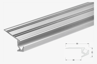 Stair Nosing With Illumination - Led Treppenprofil Schwarz #8332631