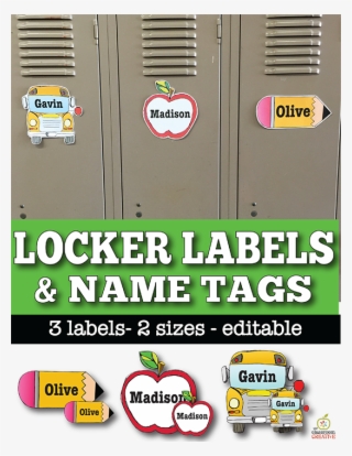 School Locker Name Tags #8333479