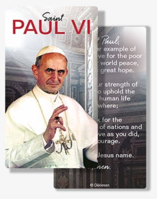 Bulletins For All Seasons - Saint Pope Paul Vi Prayer #8334404