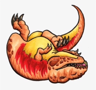 Sleeping T-rex Stickers - Cartoon #8334410 Sleeping T-rex Stickers - Cartoon #8334410