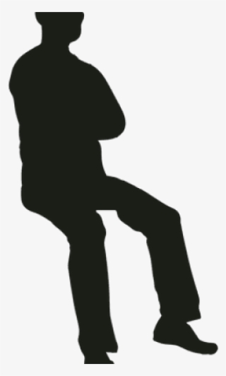 Person Sitting Silhouette - Siluetas De Personas Sentadas Png #8334897