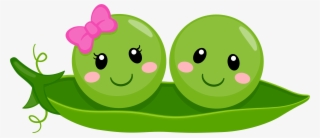 Pea Clipart Pod Background - Peas In A Pod Transparent #8334979