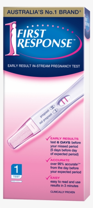 First Response In Stream Pregnancy 1 Test - First Response Early Detection Test #8336888