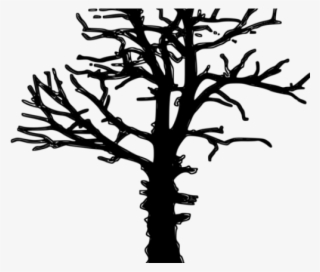Drawn Dead Tree Tree Stump Line - Free Dead Tree Vector #8337440
