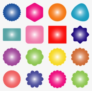 Colorful Circles Shutter Vortex 7 Icons Png - Round Shape Design .png ...