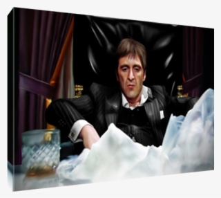 Details About Al Pacino Scarface Ready For War Poster - Tony Montana Cocaine #8338808