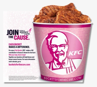 Kfc Print Insert - Kfc Buckets For A Cure #8339213
