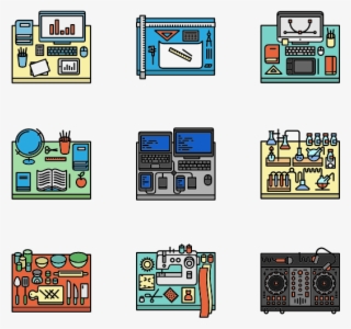 Color Desk Elements #8339523