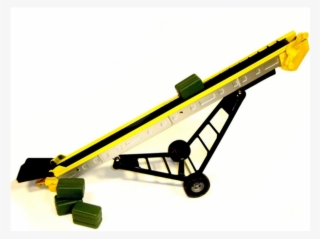 Hay Elevator Conyevor Belt & 4 Bales - Ertl Collectibles 1:16 Hay Elevator With Bales #8342469