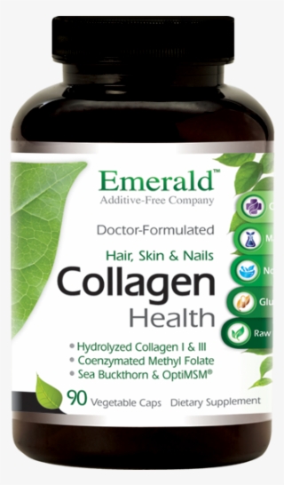 Emerald Labs Collagen, Hair, Skin & Nails, 90 Count - Emerald Thyroid Health #8342901