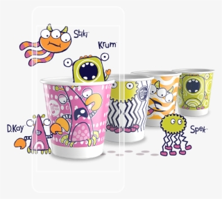 Svg Black And White Stock Dixie Cups With Interactive - Cartoon #8343418