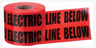 Detectable Underground "caution Buried Electric Line\ - Beauty Is In The Eye #8344010