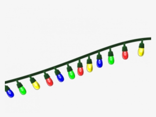 Christmas Lights Clipart String - Christmas Light Transparent Background #8344554