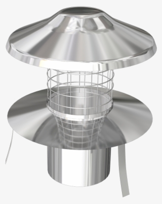 Eurocowl Pot Hanger Rain Cap S/s Finish 150mm - Ceiling Fixture #8344623