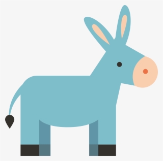 Clip Freeuse Donkey Vector Cartoon Character - Donkey #8344625