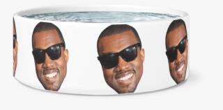Kanye Face Dog Bowl - Kanye West Sunglasses #8345248