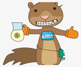 Scaredy Squirrel Cliparts - Scaredy Squirrel White Background #8345295