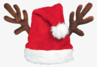 Santa Hat With Reindeer Antlers #8346011