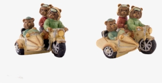 Bear, Motorcycle, Png, Drive, Sidecar, Ceramic - Motorcycle #8347160