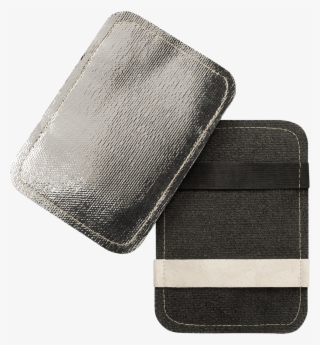 15a77 Aluminized Fiberglass Glove Back-hand Pad - Leather #8347456