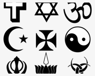 Banner Free Stock Free Church Clipart Black And White - Religious Symbols #8348507