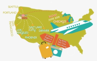 Airlines & Destination Cities - Graphic Design #8348911