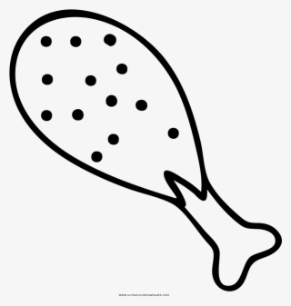 Chicken Drumstick Coloring Page - Coxinha Desenho Para Colorir #8349035