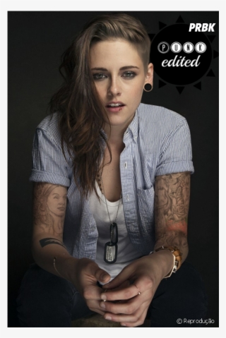 Kristen Stewart Ficou Ainda Mais Bonita Desse Jeito - Edit Kristen Stewart Tattoo #8349656