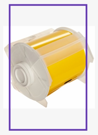 Brady High Adhesion Vinyl Label Tape Yellow Vinyl Film - Paper #8350128