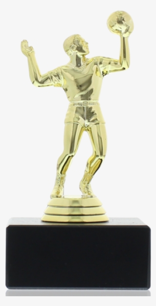 Plastic Figure Volleyball Player 12,5cm - Bronze Sculpture #8351458