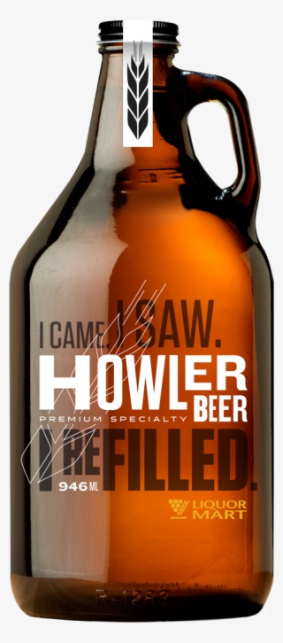 Howler Empty Bottle - Glass Bottle #8352286