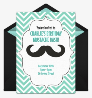 Mustache Bash Online Invitation - Invitation #8353202